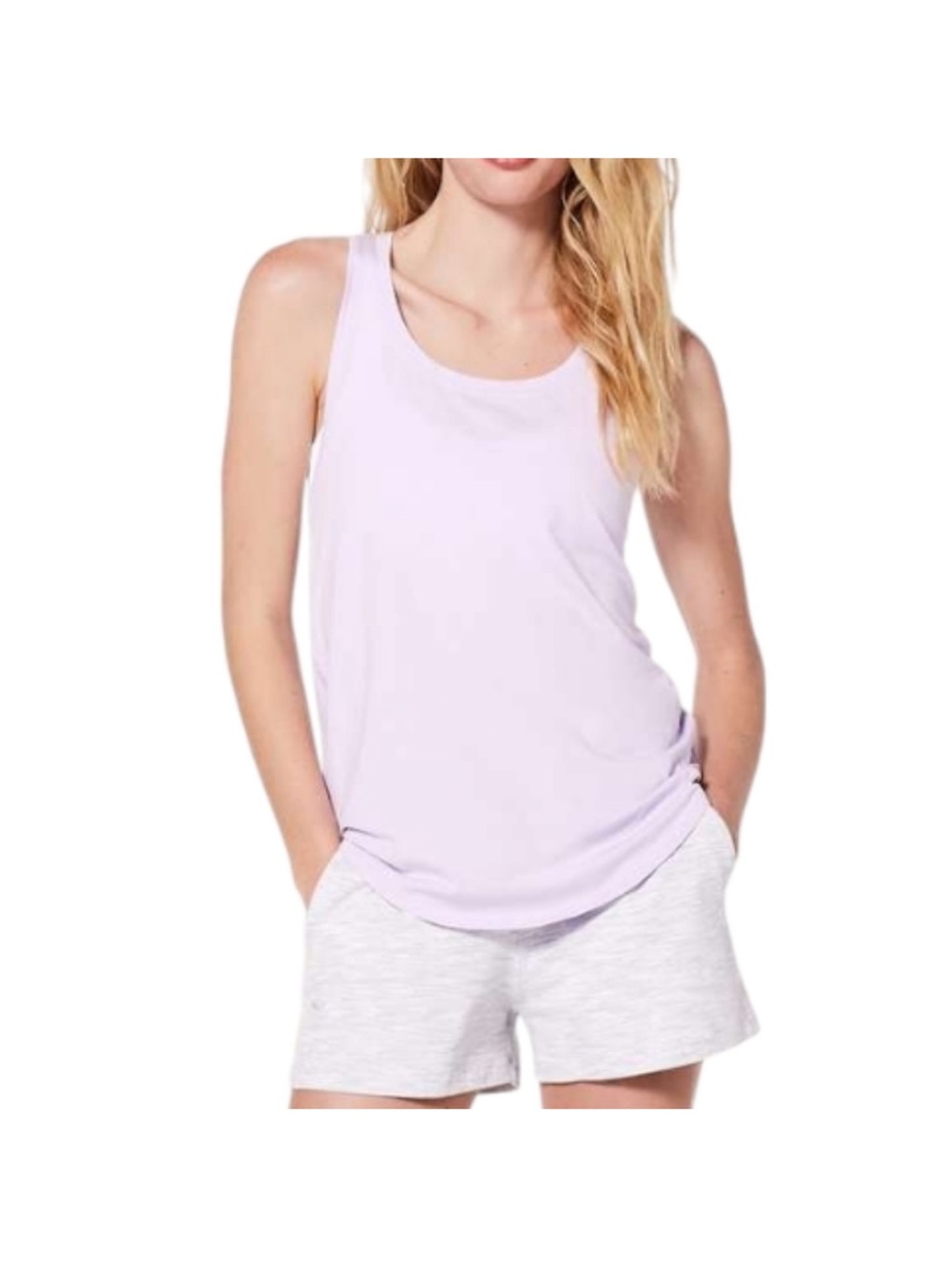 lululemon athletica Light Lavender Scoop Tank
